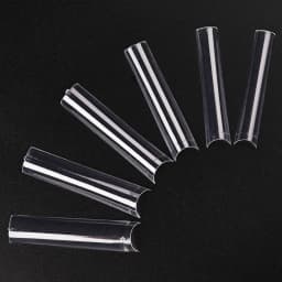 3XL Long Coffin/Square Acrylic False Nail Tip Half Cover C Curved Straight Nail Tips Manicure Nail Art Decoration ToolFake Nails