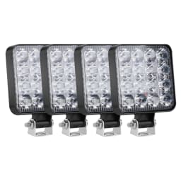 48W 16 Led 12V 24V LED Light Bar Work Light For Car Tractor Boat Truck 4X4 4WD SUV ATV Off Road Car SUV ATV Barra LED Headlights