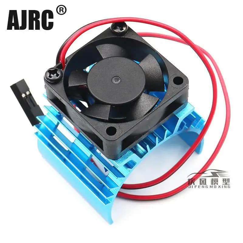 RC Parts Electric Car Brushless Motor Heatsink Cover Cooling Fan For 1:10 HSP Remote Control Cars 540 550 3650 Motor Heat Sink