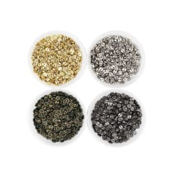30pcs 3/4/5/6/7/8mm Mini Metal Buttons for DIY Doll Clothes Round Buckles 2 Holes Handmade Scrapbooking Sewing