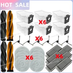 Fit For (Dreame X50 Ultra /X50 Master/L50 Pro Ultra/L40S Pro Ultra/L40s Ultra / MOVA V50 Ultra) Parts Brush Filter Mop Cloth Bag