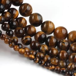 Natural Stone Yellow Tiger Eye Beads Round Loose Spacer Bead For Jewelry Making Diy Bracelet Accessories 15"Inches 4/6/8/10/12mm