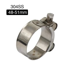 ZSDTRP 28 35 39 43 47 51 55 59 63mm Motorcycle Stainless Steel For Band Exhaust Clamp Kit Fit Motorcycle Muffler Silencer