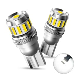 2PCS T10 W5W LED Bulbs Red Canbus 194 168 LED Clearance Yellow Light Car Interior Reading Door Trunk License Plate Lamp 6500K