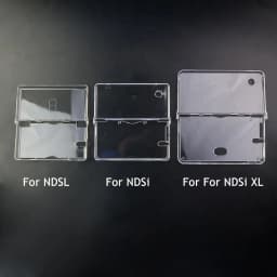 JCD In Bulk Plastic Clear Crystal Protective Hard Shell Skin Case Cover For 3DS New 3DS XL LL NDSL NDSI XL LL Console