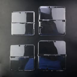 JCD In Bulk Plastic Clear Crystal Protective Hard Shell Skin Case Cover For 3DS New 3DS XL LL NDSL NDSI XL LL Console