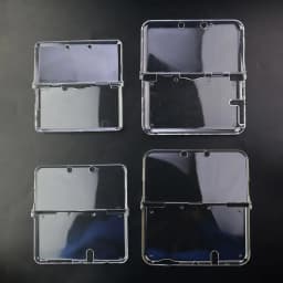 JCD In Bulk Plastic Clear Crystal Protective Hard Shell Skin Case Cover For 3DS New 3DS XL LL NDSL NDSI XL LL Console