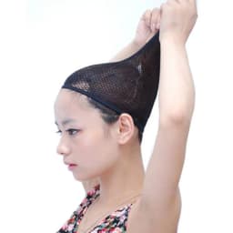 Wholesale Black Snood Nylon Hairnet Materials For Wigs Making Streching Elastics Mesh Cap For Women Wig Liner Accessories