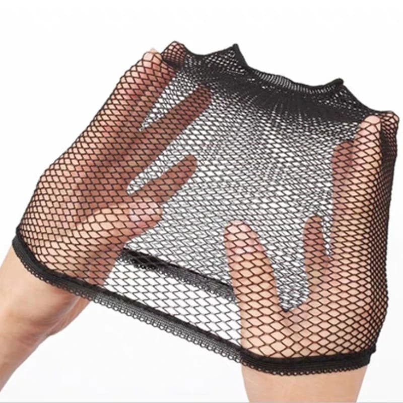 Wholesale Black Snood Nylon Hairnet Materials For Wigs Making Streching Elastics Mesh Cap For Women Wig Liner Accessories