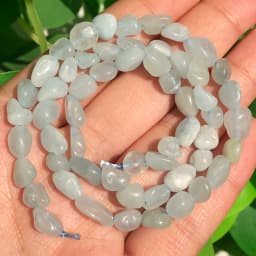 6-8mm Irregular Natural Green Peridot Stone Beads for Accessories Jewellery Making Bracelet Necklace 15 Inch