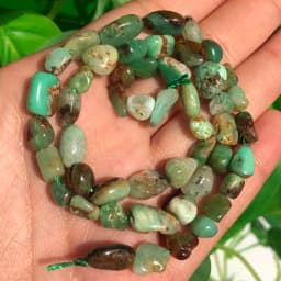 6-8mm Irregular Natural Green Peridot Stone Beads for Accessories Jewellery Making Bracelet Necklace 15 Inch