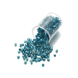 1000/1800Pcs 2mm Hexagon Czech Glass Cylindrical Loose Small Seed Needle Beads for DIY Bracelet Necklace Jewelry Making Supplies