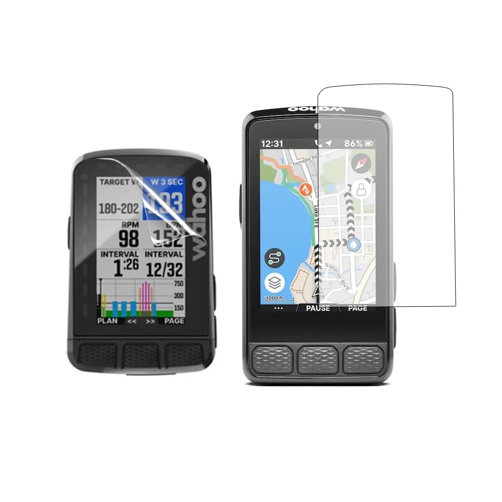 3pcs PET Soft Protective Film Screen Protector Cover For Wahoo Elemnt Roam 3/2 Bolt V3/V2 ACE Bycicle GPS Computer Accessories