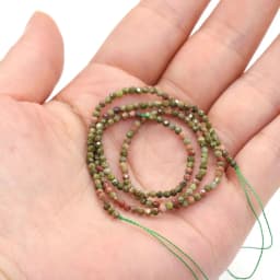 2 3mm Natural Faceted Red Garnet Stone Fine Gemstones Loose Beads DIY Accessories for Jewelry Necklace Bracelet Making 38cm
