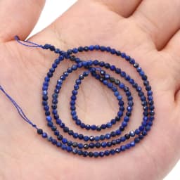 2 3mm Natural Faceted Red Garnet Stone Fine Gemstones Loose Beads DIY Accessories for Jewelry Necklace Bracelet Making 38cm