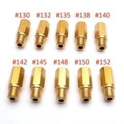 Pack of 10 Pieces Main Jet For Keihin FCR OKO KOSO PE PWK Carburetor Hexagon Motorcycle Main Injector Nozzle