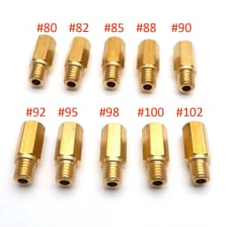 Pack of 10 Pieces Main Jet For Keihin FCR OKO KOSO PE PWK Carburetor Hexagon Motorcycle Main Injector Nozzle