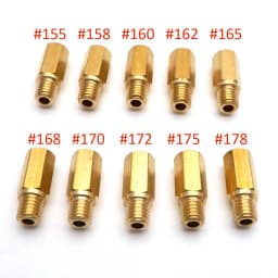 Pack of 10 Pieces Main Jet For Keihin FCR OKO KOSO PE PWK Carburetor Hexagon Motorcycle Main Injector Nozzle
