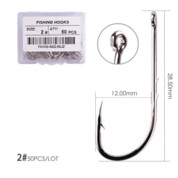 50/20pcs Barbed Fishing Hooks Sea Worm Carp Single Circle Hook Set Fly Fishing Accessories Tackle Carbon Steel Fishhook