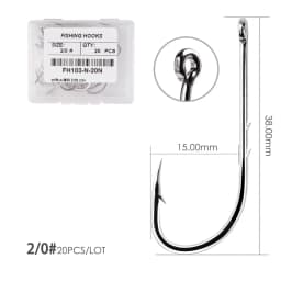 50/20pcs Barbed Fishing Hooks Sea Worm Carp Single Circle Hook Set Fly Fishing Accessories Tackle Carbon Steel Fishhook
