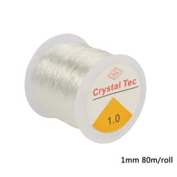 1Roll Transparent Elastic Crystal Line Beading Cord String Wire Thread For Jewelry Making Bracelet Accessories 0.6mm 0.8mm 1mm