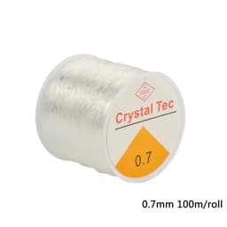 1Roll Transparent Elastic Crystal Line Beading Cord String Wire Thread For Jewelry Making Bracelet Accessories 0.6mm 0.8mm 1mm