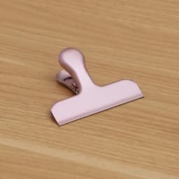 Fromthenon Vintage Binder Clip Metal Planner Clips Pink Red Gold Color Clamp Office Decorative Supplies School Stationery