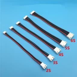 5pcs 2s 3s 4s 5s 6s LiPo Battery Balance Charger Plug Line Extension Cord Wire Balancer Connector Cable