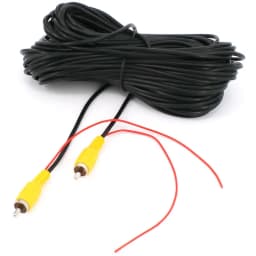 6 Meters 10M 15M 20M Car Truck RCA Video Extension Cable Male to Male with Trigger Wire for Backup Camera Rear View Parking