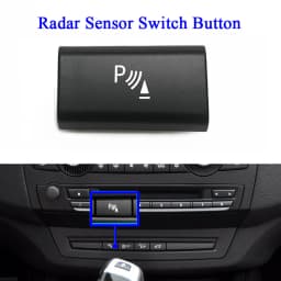 For BMW X5 X6 E70 E71 E72 Dashboard Fan Volume Radar Button AC Vent Grille Rear Trunk Switch Start Stop Key Cover Replacement
