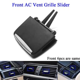 For BMW X5 X6 E70 E71 E72 Dashboard Fan Volume Radar Button AC Vent Grille Rear Trunk Switch Start Stop Key Cover Replacement