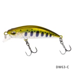 TSURINOYA Sinking Minnow Mini Hard Lure DW63 50S 50mm 5g Artificial Fishing Lure Wobblers Crankbait Trout Bait