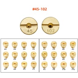 Alconstar- 10/12pcs 5MM Thread For DELLORTO SHA Carburetor Main/Idle Jet PHBG AD/DS Racing Main Injector Nozzle Pilot Jet