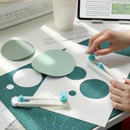 360° Adjustable Circle Cutter - Precision Scrapbooking Tool for Perfect Circular Paper Cuts - Ideal for Craft Enthusiasts,office