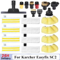 For Karcher Easyfix SC2 SC3 SC4 SC5 Vacuum Cleaner Microfiber Cleaning Pad Cover Steam Mop Brush Head Powerful Nozzle Parts