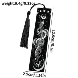 1pcs/2pcs Tree of Life Moon Tarot Element Patter Acrylic Bookmarks Student Learning Supplies Stationery Gifts Decor Gifts