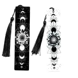 1pcs/2pcs Tree of Life Moon Tarot Element Patter Acrylic Bookmarks Student Learning Supplies Stationery Gifts Decor Gifts
