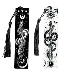 1pcs/2pcs Tree of Life Moon Tarot Element Patter Acrylic Bookmarks Student Learning Supplies Stationery Gifts Decor Gifts