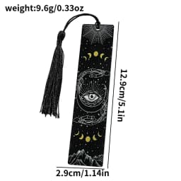 1pcs/2pcs Tree of Life Moon Tarot Element Patter Acrylic Bookmarks Student Learning Supplies Stationery Gifts Decor Gifts