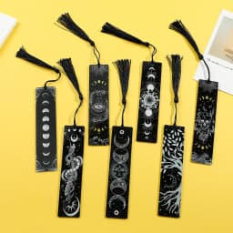 1pcs/2pcs Tree of Life Moon Tarot Element Patter Acrylic Bookmarks Student Learning Supplies Stationery Gifts Decor Gifts