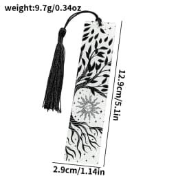 1pcs/2pcs Tree of Life Moon Tarot Element Patter Acrylic Bookmarks Student Learning Supplies Stationery Gifts Decor Gifts