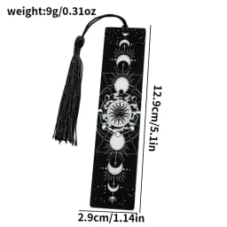 1pcs/2pcs Tree of Life Moon Tarot Element Patter Acrylic Bookmarks Student Learning Supplies Stationery Gifts Decor Gifts