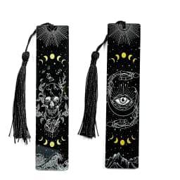 1pcs/2pcs Tree of Life Moon Tarot Element Patter Acrylic Bookmarks Student Learning Supplies Stationery Gifts Decor Gifts