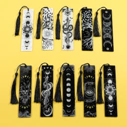 1pcs/2pcs Tree of Life Moon Tarot Element Patter Acrylic Bookmarks Student Learning Supplies Stationery Gifts Decor Gifts