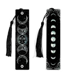 1pcs/2pcs Tree of Life Moon Tarot Element Patter Acrylic Bookmarks Student Learning Supplies Stationery Gifts Decor Gifts
