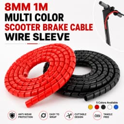 Scooter Brake Hidden Wire - 1.0m Motor Wire Protection Cable, Wire Organizer with Multiple Colors Optional