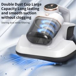 Intelligent Mite Remover Dual Cup Mite Remover Three-stage Mite Remover Bed Mounted Household Vacuum Cleaner