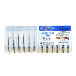 Dental Rotary Super Files Blue Files Rotary Files Niti Heat Activation Endodontic Files Use for Root Canal