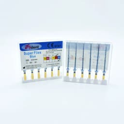 Dental Rotary Super Files Blue Files Rotary Files Niti Heat Activation Endodontic Files Use for Root Canal