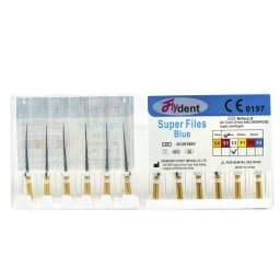 Dental Rotary Super Files Blue Files Rotary Files Niti Heat Activation Endodontic Files Use for Root Canal